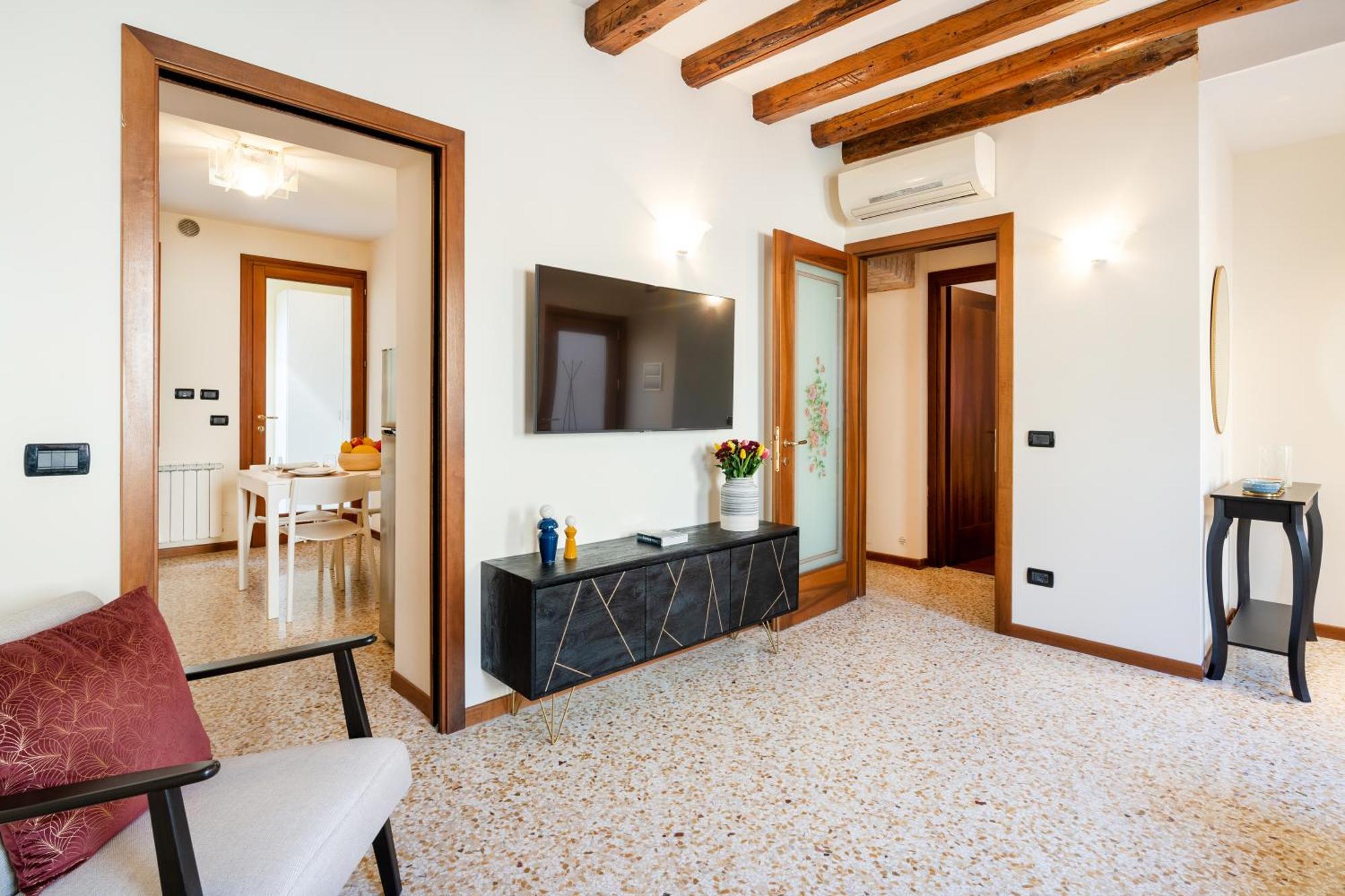 Elegante E Luminoso, Spazio Esterno Privato Venedig Exteriör bild